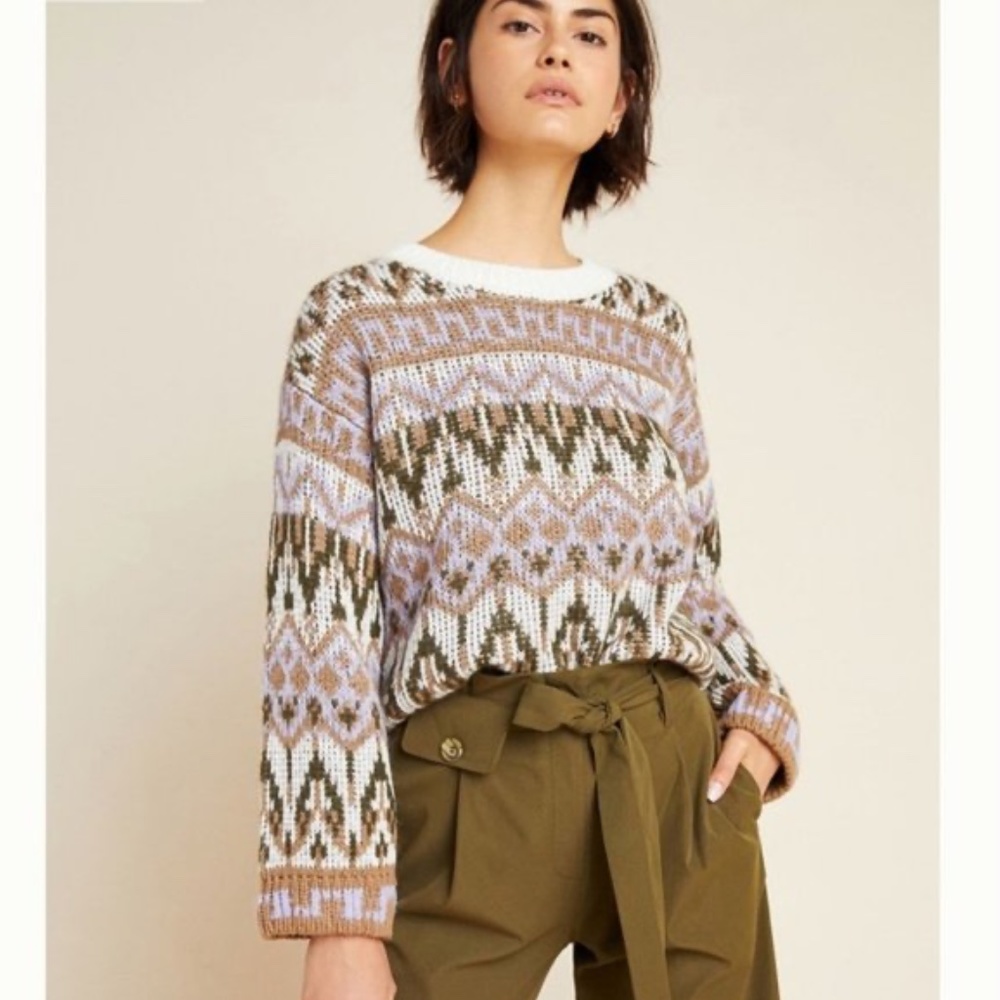 NWT Anthropologie Fabiana Sweater Wool
